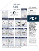 Bellmawr Public School District School Year Calendar - 2019 2020