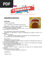 SEQUÊNCIA DIDÁTICA Carnaval