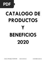 Catalogo de Productos Horux Lab 2020