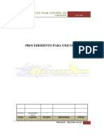 Procedimiento de Oxicorte