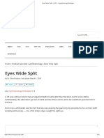 Penetrating Eye Trauma Eyes Wide Split - LITFL - Ophthalmology Befuddler