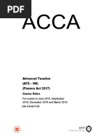 ACCA P6 (FA17) Course Notes