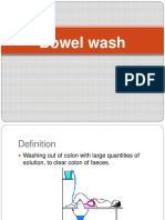 Bowel Wash.