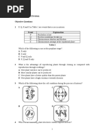 Exercise On Cell Division