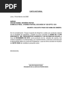 Carta Notarial