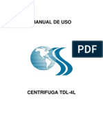 Manual de Uso Centrifuga TDL-4L PDF