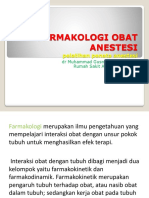 Farmakologi Obat Anestesi