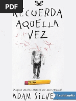 Recuerda Aquella Vez - Adam Silvera