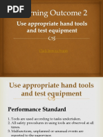 Use Hand Tools - LO 2 - Use Appropriate Hand Tools and Test Equipment