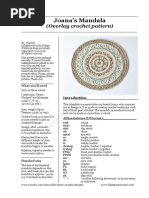 Joanas Mandala Overlay Crochet Pattern