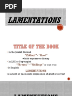 Book of Lamentations