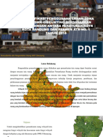 Identifikasi Penggunaan Lahan Zona RTH Di SWK Cibeunying Berdasarkan Perbandingan Antara Peraturan RDTR Kota Bandung Dan Permen Atr No. 1 Tahun 2018