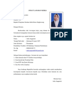 Surat Lamaran Dan CV