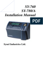 SY760 780A Install