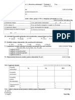 Evaluare La CHIMIE 7