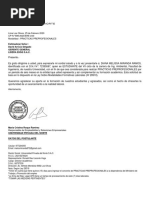 CARTA DE PRESENTACIÓN - Practicante