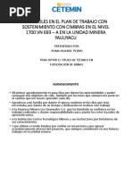 Controles en El Plan de Trabajo Con Sostenimiento