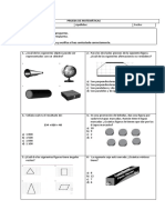 Prueba de Matemáticas