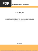 TCVN 5945-2010 Industrial Waste Water - Discharge Standards