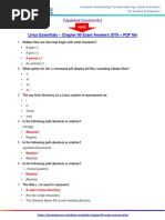 Linux Essentials Chapter 06 Exam Answers 2019 + PDF