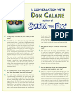 Swim The Fly by Don Calame - Q&A With Author