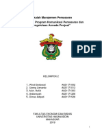 Desain Dan Program Komunikasi Pemasaran Dan Pengelolaan Armada Penjualan