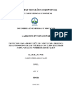 Exportación de Pulpa de Caimito Al Mercado Europeo y Japonés Alisson Carrion Perez