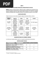 ANEXO 1 ESPECIFICACIONES TÉCNICAS - Carpinteria - MACUIRA