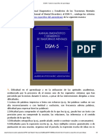 DSM-5 - Trastorno Específico Del Aprendizaje