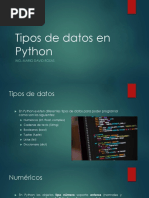 Tipos de Datos en Python PDF