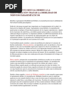 Agotamiento Sexual Debido A La Masturbación Tratar La Debilidad de Nervios Parasimpáticos PDF