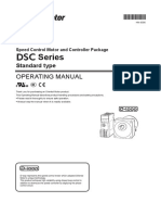 OPERATING MANUAL. Standard Type. Speed Control Motor and Controller Package DSC Series HM-9306