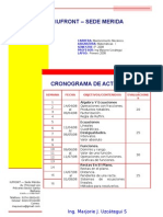 Cronograma de Actividades