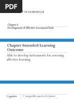 Chapter 6 Development of Affective Assessment Tools