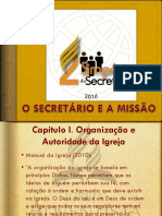 Organização e Autoridade Da Igreja