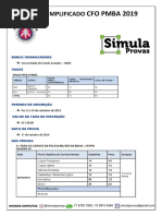 Edital Simplificado CFO PMBA 2019