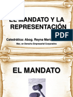 El Mandato y Representación