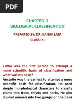 Chapter 2 Biological Classification Xi Chapter 2