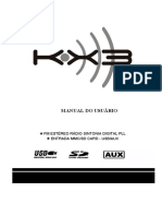 Manual DVD Automotivo KZ405 KX3