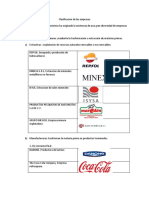 Clasificacion de Las Empresas Original