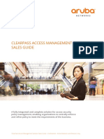 Aruba Networks ClearPass Solution Sales Guide - English