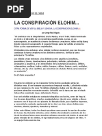 La Conspiración Elohim