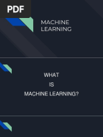 Machine Learning