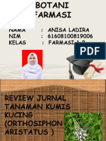 Review Jurnal Kumis Kucing