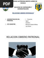 Relacion Obrero - Patronal