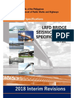 INTERIM REVISION LRFD Bridge Seismic Design Specification (2018)