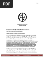 Indigenous World Order Bank of Godland. 11-06 - (1) 2017 Act 6