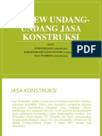 REVIEW UNDANG-UNDANG JASA KONSTRUKSI Edit