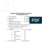 Registry Format Plot Greater Noida