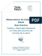 Calidad y Seguridad Asistencial en Chile